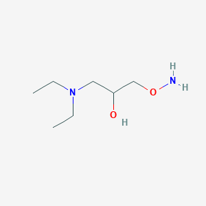 molecular formula C7H18N2O2 B8329550 O-(2-hydroxy-3-diethylamino-propyl)-hydroxylamine 