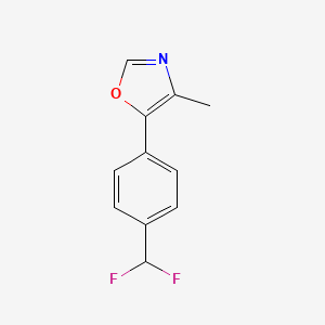5-(4-(Difluoromethyl)phenyl)-4-methyloxazole