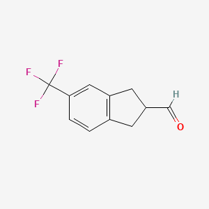 5-Trifluoromethyl-indan-2-carbaldehyde