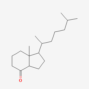 molecular formula C18H32O B8329826 octahydro-1-(1,5-dimethylhexyl)-7a-methyl-4H-inden-4-one 