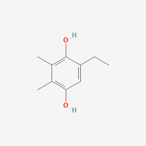 molecular formula C10H14O2 B8329830 5-Ethyl-2,3-dimethylbenzene-1,4-diol 