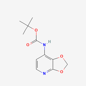 tert-butyl N-([1,3]dioxolo[4,5-b]pyridin-7-yl)carbamate