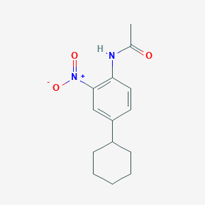 N-(4-cyclohexyl-2-nitrophenyl)acetamide