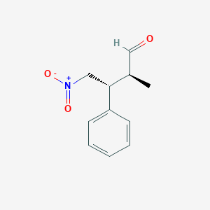 molecular formula C11H13NO3 B8330044 (2S,3R)-2-Methyl-3-phenyl-4-nitrobutanal 