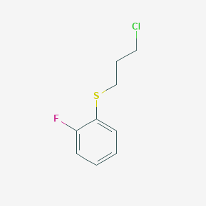 molecular formula C9H10ClFS B8330048 3-Chloropropyl 2-fluorophenyl sulfide 