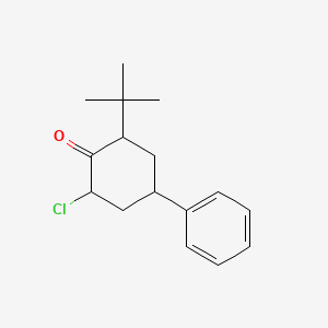 2-Tert-butyl-6-chloro-4-phenyl-cyclohexanone