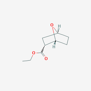 molecular formula C9H14O3 B8330081 (1R,2R,4S)-ethyl 7-oxabicyclo[2.2.1]heptane-2-carboxylate 