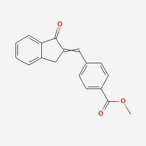 Methyl 4-(1-oxoindan-2-ylidenemethyl)benzoate