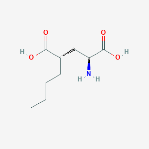 molecular formula C9H17NO4 B083302 (4S)-4-丁基-L-谷氨酸 CAS No. 14344-45-7