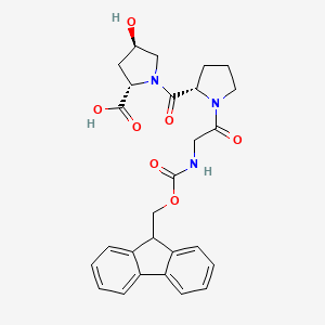 molecular formula C27H29N3O7 B8330203 Fmoc-Gly-Pro-Hyp 