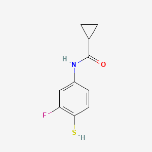 N-(3-fluoro-4-mercaptophenyl)cyclopropane-carboxamide