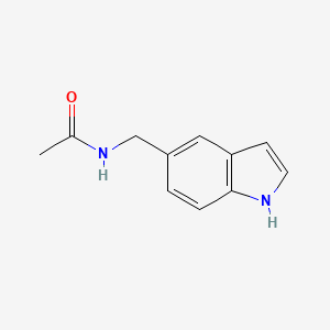molecular formula C11H12N2O B8330235 N-[(1H-indol-5-yl)methyl]acetamide CAS No. 312973-75-4