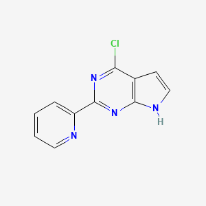4-Chloro-2-pyridin-2-yl-7H-pyrrolo[2,3-d]pyrimidine