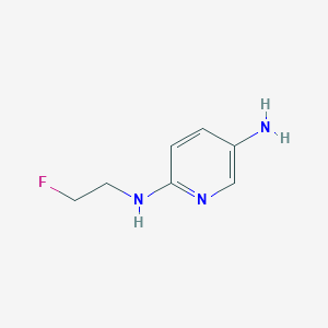 molecular formula C7H10FN3 B8330308 5-Amino-2-(2-fluoroethylamino)pyridine 