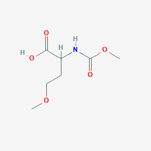 molecular formula C7H13NO5 B8330337 4-Methoxy-2-methoxycarbonylamino-butyric acid 