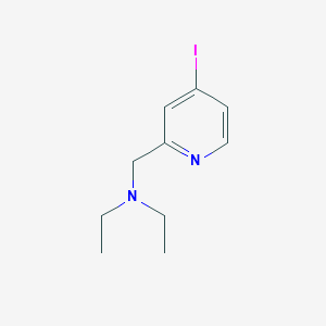 molecular formula C10H15IN2 B8330356 Diethyl-(4-iodo-pyridin-2-ylmethyl)-amine 