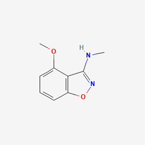 molecular formula C9H10N2O2 B8330371 4-methoxy-N-methyl-1,2-benzisoxazol-3-amine CAS No. 1228574-45-5