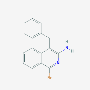 molecular formula C16H13BrN2 B083304 4-苄基-1-溴异喹啉-3-胺 CAS No. 13130-81-9