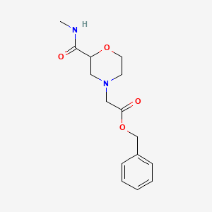 Benzyl 2-(2-(methylcarbamoyl)morpholino)acetate