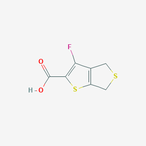 3-Fluoro-4,6-dihydrothieno[3,4-b]thiophene-2-carboxylic acid