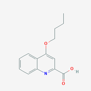 4-Butyloxyquinaldic acid