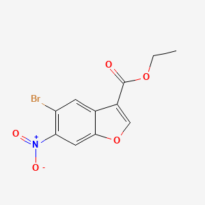 Ethyl 5-bromo-6-nitrobenzofuran-3-carboxylate