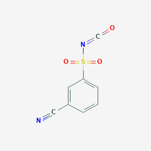 molecular formula C8H4N2O3S B8330752 3-Cyanobenzenesulfonylisocyanate 