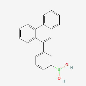 molecular formula C20H15BO2 B8330761 3-(9-Phenanthryl)phenylboronic acid 
