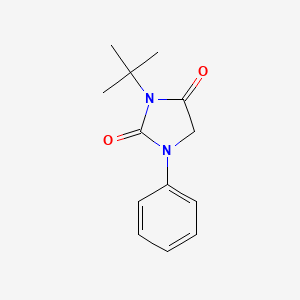 molecular formula C13H16N2O2 B8330773 1-Phenyl-3-t-butyl hydantoin 