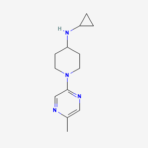 molecular formula C13H20N4 B8330780 Cyclopropyl-[1-(5-methyl-pyrazin-2-yl)-piperidin-4-yl]amine 