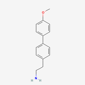 molecular formula C15H17NO B8330838 4'-(2-Aminoethyl)-4-methoxy-biphenyl 