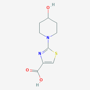 molecular formula C9H12N2O3S B8330839 2-(4-Hydroxy-piperidin-1-yl)-thiazole-4-carboxylic acid 