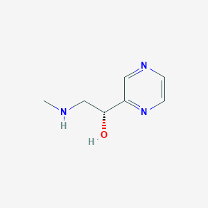 (1R)-2-(methylamino)-1-pyrazin-2-ylethanol