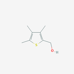 molecular formula C8H12OS B8330864 2-Hydroxymethyl-3,4,5-trimethyl-thiophene 