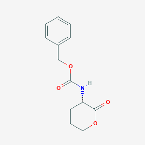 molecular formula C13H15NO4 B8330900 (S)-3-(N-benzyloxycarbonylamino)-2-oxotetrahydropyran 