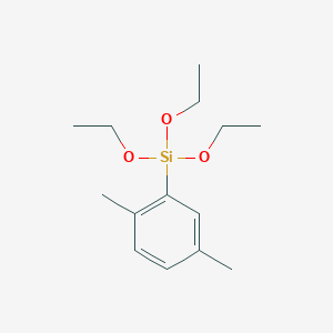 molecular formula C14H24O3Si B8330918 2,5-Dimethylphenyltriethoxysilane 