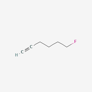 molecular formula C6H9F B8330935 6-Fluorohex-1-yne CAS No. 373-16-0