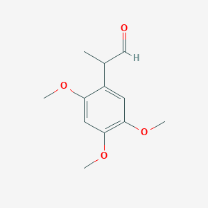 molecular formula C12H16O4 B8330938 2-(2,4,5-Trimethoxyphenyl)propanal 