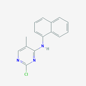 2-Chloro-5-methyl-N-(naphthalen-1-yl)pyrimidin-4-amine