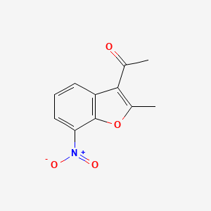 3-Acetyl-2-methyl-7-nitrobenzo[b]furan