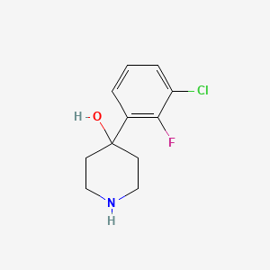 4-(3-Chloro-2-fluorophenyl)piperidin-4-ol
