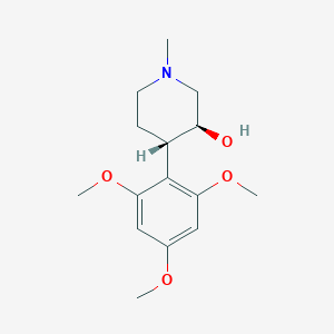 trans-3-Hydroxy-4-(2,4,6-trimethoxyphenyl)-1-methylpiperidine