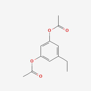 molecular formula C12H14O4 B8331086 1,3-Diacetoxy-5-ethylbenzene 