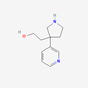 2-(3-pyridin-3-ylpyrrolidin-3-yl)ethanol