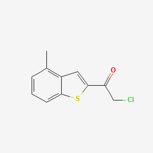 2-Chloro-1-(4-methylbenzo[b]thiophen-2-yl)ethan-1-one
