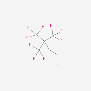molecular formula C6H4F9I B083312 1,1,1-三氟-4-碘-2,2-双(三氟甲基)丁烷 CAS No. 14115-45-8