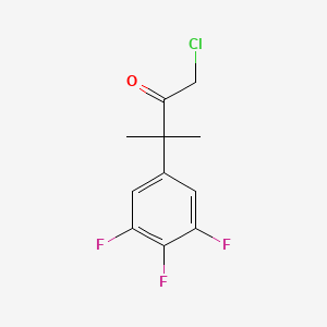 1-Chloro-3-methyl-3-(3,4,5-trifluoro-phenyl)-butan-2-one