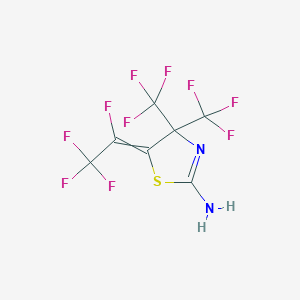 2-Imino-4,4-bis(trifluoromethyl)-5-(tetrafluoroethylidene)-1,3-thiazolidine