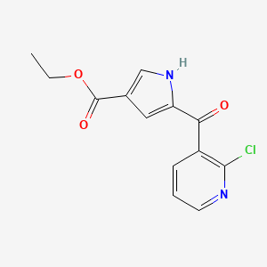 5-(2-chloro-pyridine-3-carbonyl)-1H-pyrrole-3-carboxylic acid ethyl ester