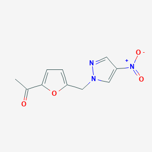 1-[5-(4-Nitro-pyrazol-1-ylmethyl)-furan-2-yl]-ethanone